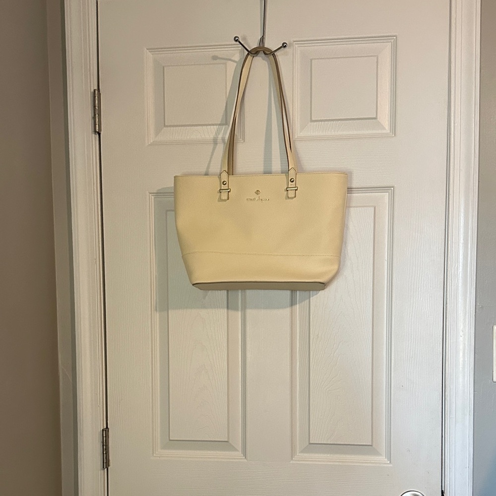 Nanette Lepore Cream Tote Bag